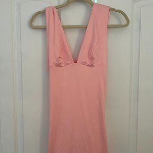 Pink Bodycon Mini Dress